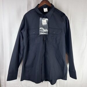 Vertx Phantom LT‎ Shirt Mens 2XL Navy Long Sleeve Tactical Work Uniform VTX8120